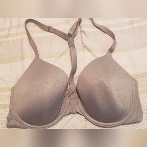 Victoria'S Secret bra grey silver color style sports Demi -Buste size 34D
